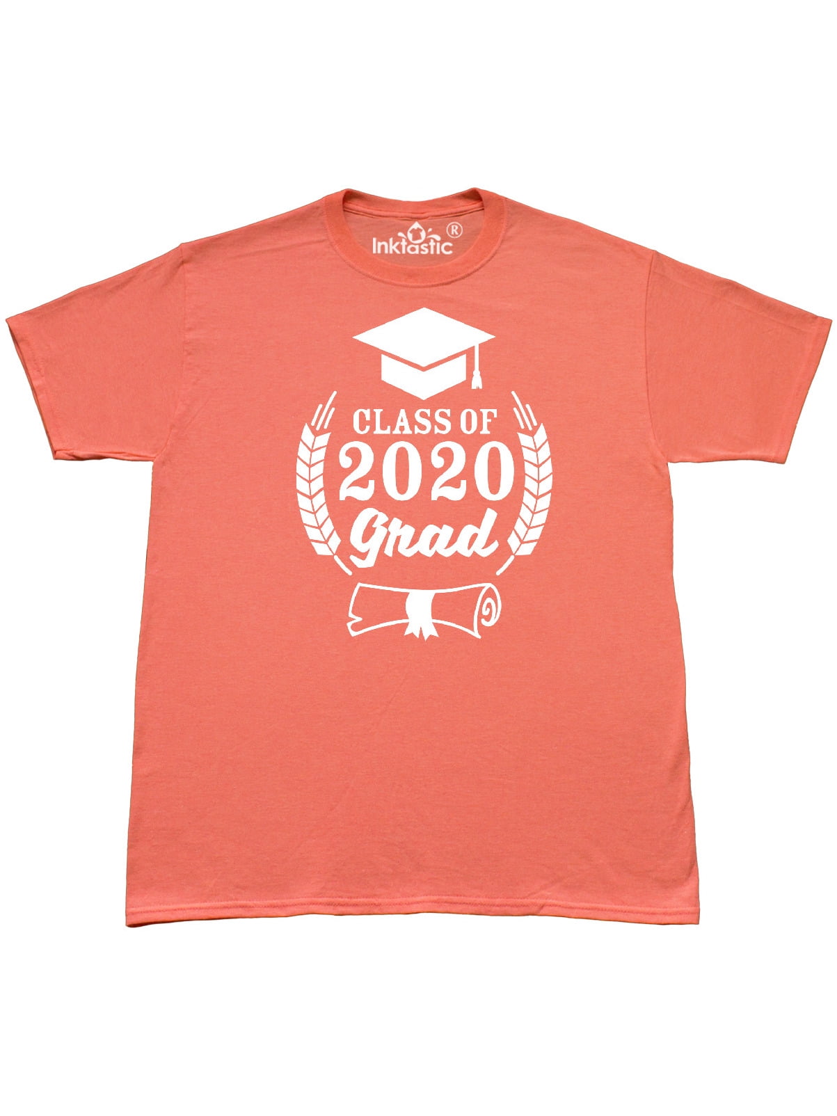 inktastic Class of 2020 with Graduation Cap and Diploma in Pink Baby T-Shirt