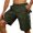 Green, variant on Men's Cargo Work Pant Relaxed Fit Trouser with Multiple Front and Back Pockets Shorts