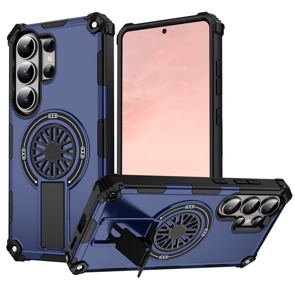for Samsung Galaxy S26 Ultra Case with Stand Compatible with MagSafe, Military-Grade Heavy Duty Case with Bumper Frame, Full Body Shockproof Protection Funda para Samsung Galaxy S26 Ultra,