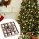 thumbnail image 4 of Ganfancp 44 Of Adornos Navideños Decoración Del Árbol de Navidad Decoración de Fiesta de Boda Navideña Rebajas Flash Deals Bolas de Navidad X 44, 4 of 5