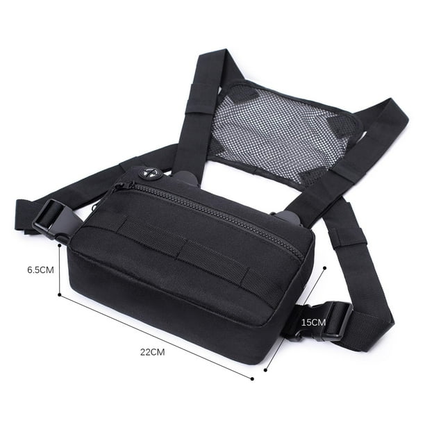Chest Bag for Men Fashion Chest Rig Harness Utility Light Bags for