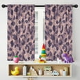 thumbnail image 5 of Blackout Kids Curtains,Purple and Pink Leopard Pattern Childrens Insulated Curtains Set Of 2,Bedroom Essentials,Toddler Room Decor 42"x54", 5 of 5