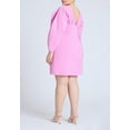 thumbnail image 2 of ELOQUII Women's Plus Size Dramatic Sleeve Poplin Mini Dress, 2 of 2