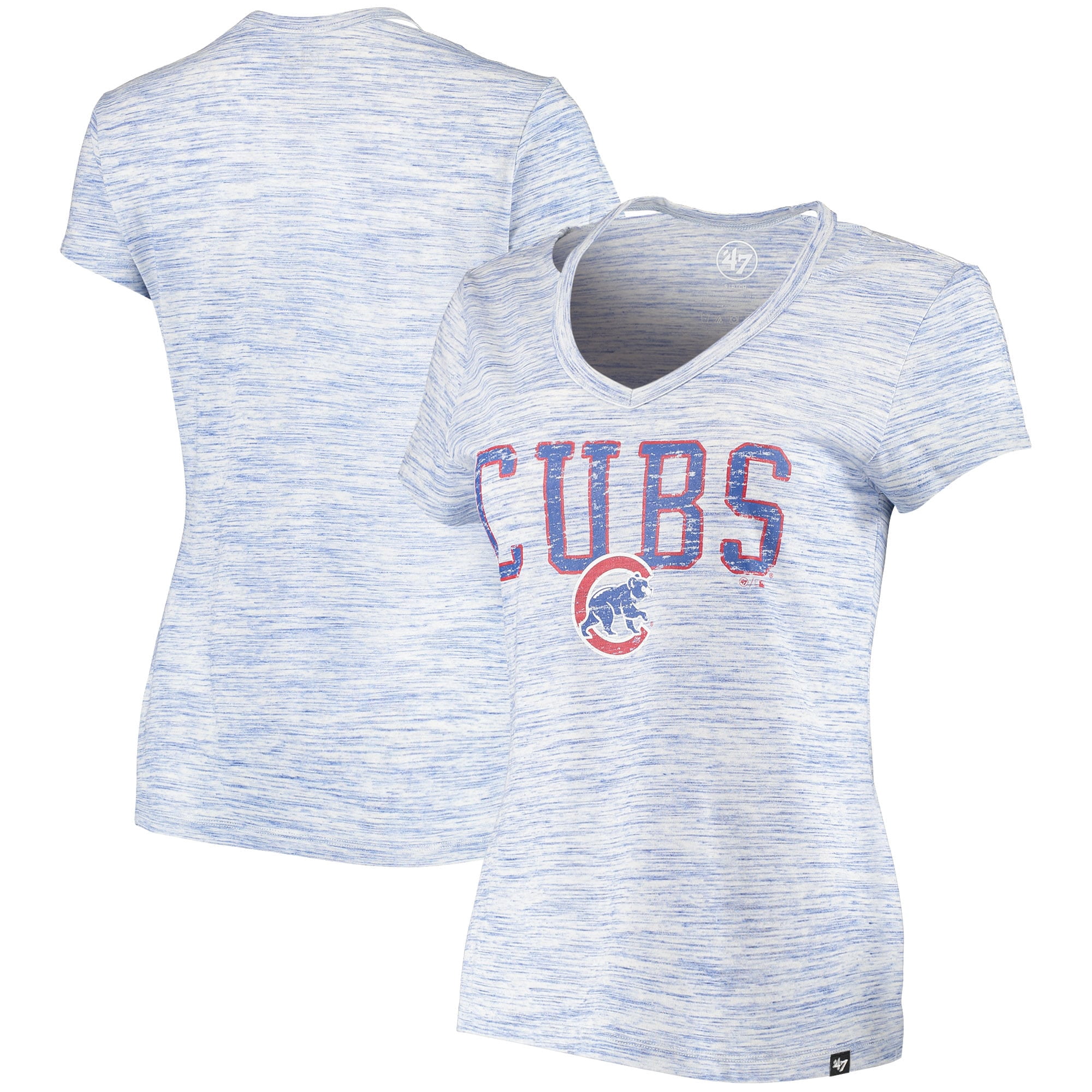 Women's '47 Royal Chicago Cubs Haze Cut 