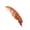 Copper, variant on Large Ostrich Feathers - 18-24" Spads - Teal
