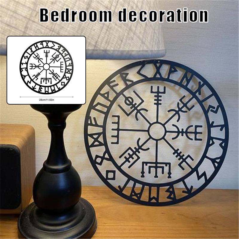 Metal Wall Art Decoration Black Hollow Wall Mounted Handicraft