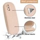 thumbnail image 4 of Paquete de 4 estuches rígidos para gafas de lona de lino, caja protectora para gafas de sol con 4 paños para gafas (4 colores) JM, 4 of 5