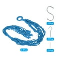 thumbnail image 3 of Unique Bargains Macrame Hanging Planter, 2 Pack 31' Plant Holders for Indoor Decor, Blue, 3 of 5