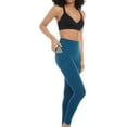 thumbnail image 2 of Danskin Women's High Rise Contour Bonded Legging, Stormy Sea, Small, 2 of 3