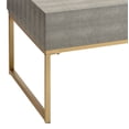 thumbnail image 4 of 55 Downing Street Les Revoires 48" Wide Gray and Gold Coffee Table, 4 of 4