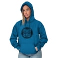 thumbnail image 4 of Spirit Wolf Pack Swirl Symbol Animal Hoodie Sweatshirt Women Men Brisco Brands S, 4 of 6