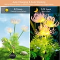 thumbnail image 7 of 4 Pack Solar Garden Lights Outdoor, Solar Flower Lights for Yard with Lighting Modes, Glowing Flowers & Stems, Auto ON/Off Outdoor Light for Garden Decoration,Yard Decor and Gift for Mother, 7 of 7