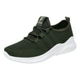 thumbnail image 1 of Zapatillas deportivas de malla transpirables para mujer, informales, con cordones, cómodas, deportivas, a la moda para estudiantes, 1 of 7