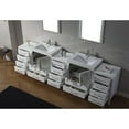 thumbnail image 5 of Virtu Dior 110 in. Double Bathroom Vanity Set with Ceramic Top, 5 of 10