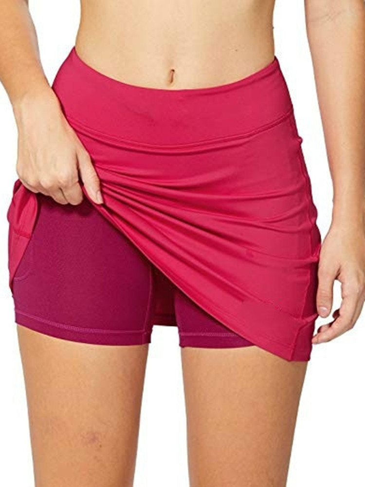 Skort with pockets