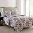 thumbnail image 2 of VCNY Home Wyndham 3-Piece Multicolor Medallion Quilt Set, Full/Queen, Adult, Unisex, 2 of 5