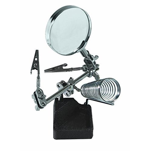 SE MZ109 Soldering Station with Helping Hand, 2-1/2' Dia. Lens