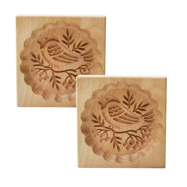 Oleegame 2PC Cookie Mold Craft Baking Decorating Cookie Cookie Rose To Embossing Cake Mould