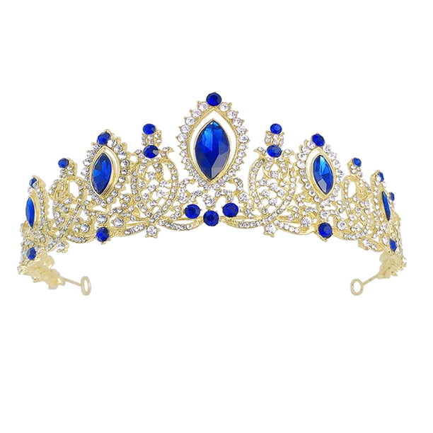 KAKOWELY 1 pieza elegante tocado de novia decoración de cristal corona boda novia tiara decoración