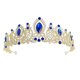 thumbnail image 1 of 1 unid novia elegante tocado decoración de cristal corona novia novia tiara decoración, 1 of 6
