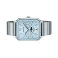 thumbnail image 3 of Casio Standard Analog Moon Phase Stainless Steel Baby Blue Dial Quartz MTP-M305D-2AV Men's Watch, 3 of 3