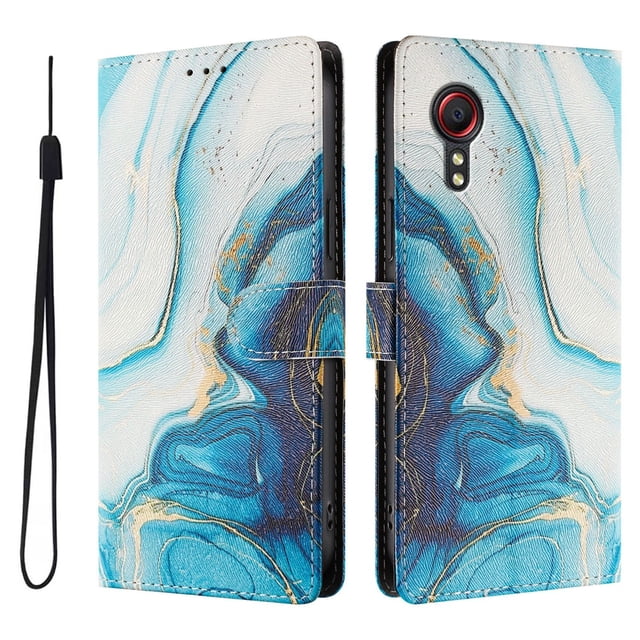 FOXDOCK Funda Tipo Cartera para Samsung Galaxy X Cover 5 con Soporte y Correa – Diseño de Patrones Lindos
