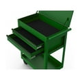 thumbnail image 4 of Hyper Tough 28-Inch Steel Tool Cart with Drawer, 500 lb Load Capacity, Green Powder-Coated, 4 of 9