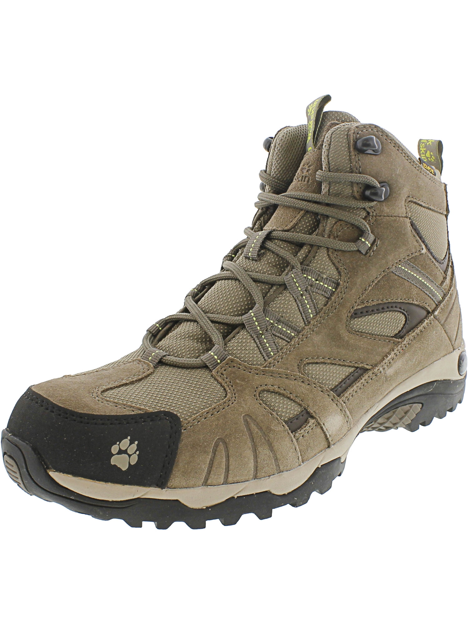 Jack Wolfskin Women's Vojo Hike Mid Texapore Parrot Green Mid-Top Leather Hiking Boot - 7M
