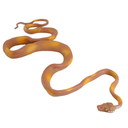 

1PC Large Boa Model Plastic Python Crawling Animal Ornament Wildlife Boa Constrictor Craft