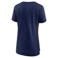 thumbnail image 3 of Women's Heather Navy Nashville SC Rising Script Tri-Blend T-Shirt, 3 of 3