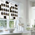 thumbnail image 2 of LALILO Kitchen Curtains and Valances Set of 3 36" Pumpkin Window Treatment Tiers for Window Decor, 2 of 5