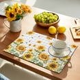 thumbnail image 5 of Placemats Set of 4, Bee Sunflower Place Mats Farm Grey Buffalo Plaid Tablemats Washable Placemat Table Decoration for Kitchen Table Dinner Party Home Decor Indoor Outdoor 13x19 Inch, 5 of 9