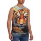 thumbnail image 2 of Balery Colorful Plant Tiger Camisetas sin mangas para hombre, absorbe la humedad y protege contra el mal olor.-Medium, 2 of 7