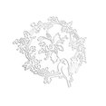 thumbnail image 1 of maskred Carbon Steel Sturdy And Durable Bird Flower Pattern Metal Cutting Dies Nice Gifts Wide Application, 1 of 6