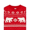 thumbnail image 5 of Wonder Nation Toddler Boys Holiday Fair Isle Sweater, Sizes 12M-5T, 5 of 5