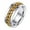 Silver Gold, variant on Mens Fidget Rings Anxiety Spinner Rings for Men Classic Chain Rings for Women Adults Titanium Steel Ring Silver Size 5