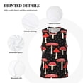 thumbnail image 3 of Pofeuu Forest Mushrooms Print Basketball Jersey, Shirts for Men Youth Basketball Jersey Crew Neck-3X-Large, 3 of 6