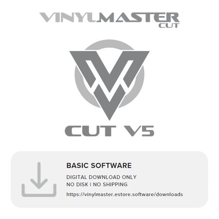 VinylMaster Software Sign Cutting Plotter Vinyl Cutter Logo Decal Cut No Disk V5