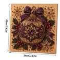 thumbnail image 3 of DIY Christmas Pearl Diamond Painting Art Kit, 3D Pearl Beads Art Craft for Adults Beginners, Holiday Diamond Painting Wall Decor with Frame, Multiple Sizes Available, 3 of 6
