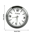 thumbnail image 2 of Racsoh 4inch Dashboard Fluorescent Clock,Classic Retro Alarm Clock,Vintage Retro Analog Alarm Clock,Mini Car Sticked To Watch Car Truck Dashboard And Vent Mini Car Clock, 2 of 6