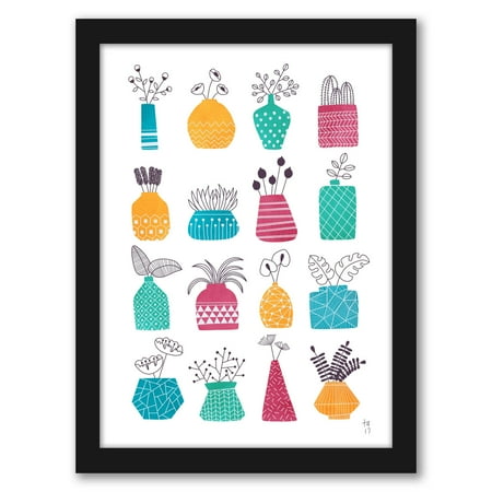 

Americanflat Ornamental Vases by Tracie Andrews Black Frame Wall Art