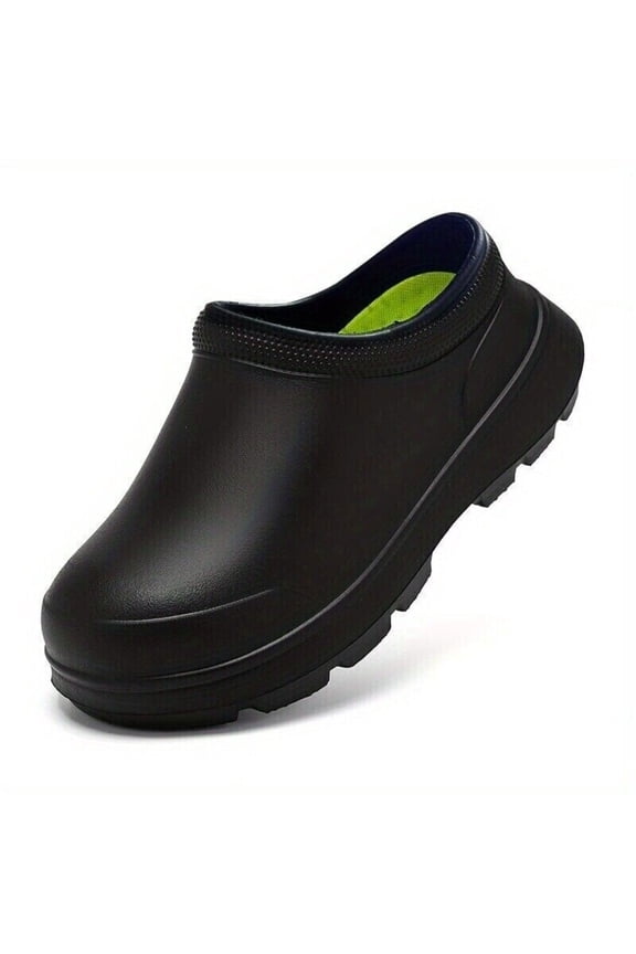 Oil Resistant Work Shoes Non Slip Shoes Cushion Chef Shoes Safety Water Kitchen