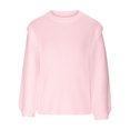 thumbnail image 3 of BEFOKA Women's 2025 Fall Knit Shirts Pullover Sweaters Oversized Long Sleeve Crewneck Sweatshirt Jumperes Tops Winter Clothing Basic Tees Shirts Loose Fits Outerwear, 3 of 5