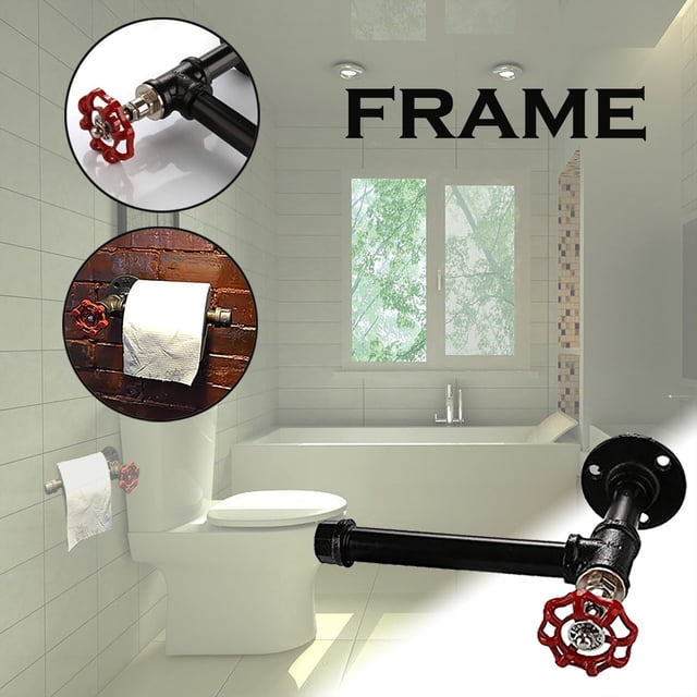 Papel Higiénico de Cocina de Baño de Pared Xihbxyly Hierro Estilo industrial