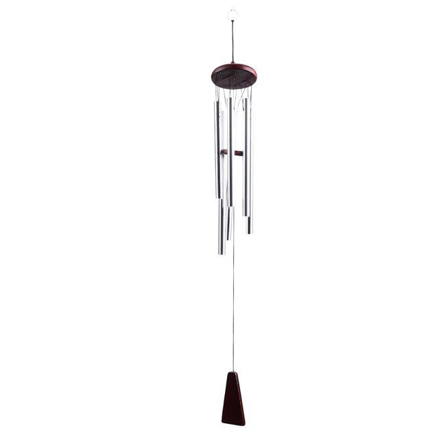Campana de viento colgante multitubo para el hogar, campana de viento para exteriores, regalo de decoración del hogar, color dorado