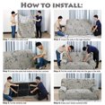 thumbnail image 3 of 1/2/3/4 Seater Elastic Sofa Cover Stretch Slipcover Couch Protector #H 76" - 90", 3 of 8