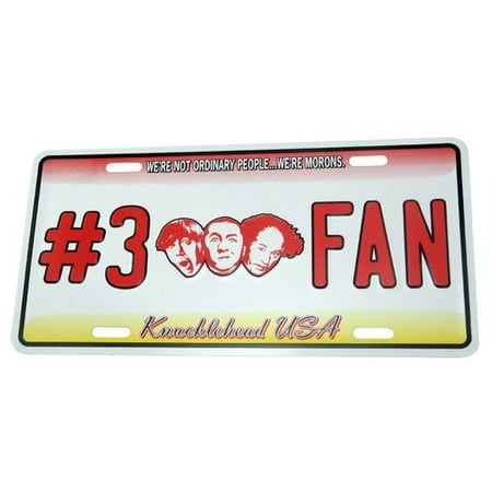 The Three Stooges License Plate Frame