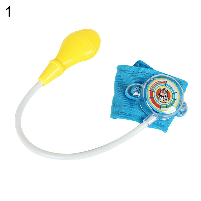 Pengpengfang Simulated Blood Pressure Cuff Monitor Doctor Pretend Play Kids  Education Toy
