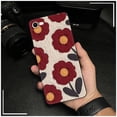 thumbnail image 6 of LYM-Phone Case For iphone 7/8/SE 2020/2022/SE2/SE3/ip7/ip8, Cute TPU Cartoon Waterproof Anti-knock Protective Fashion Design Dirt-resistant Silicone Durable Shockproof Anti-dust flower, 6 of 9