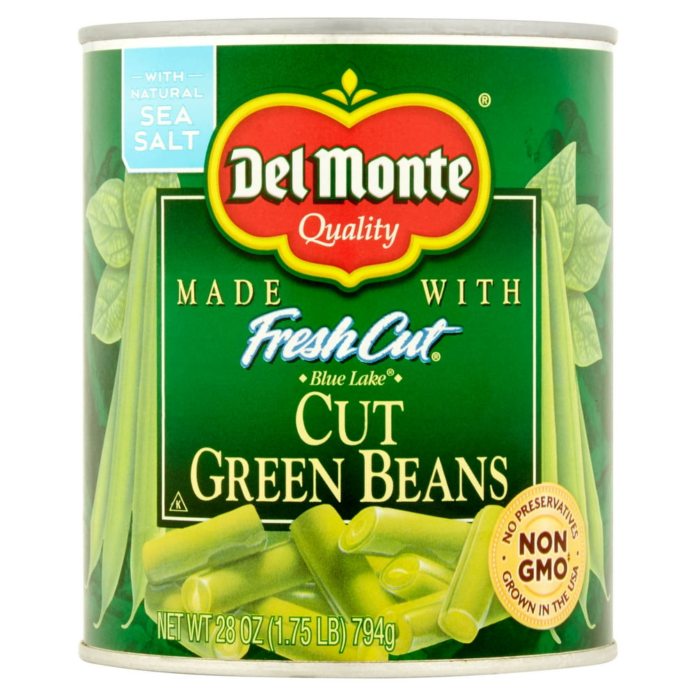 Del Monte Blue Lake Cut Green Beans, 28 Oz